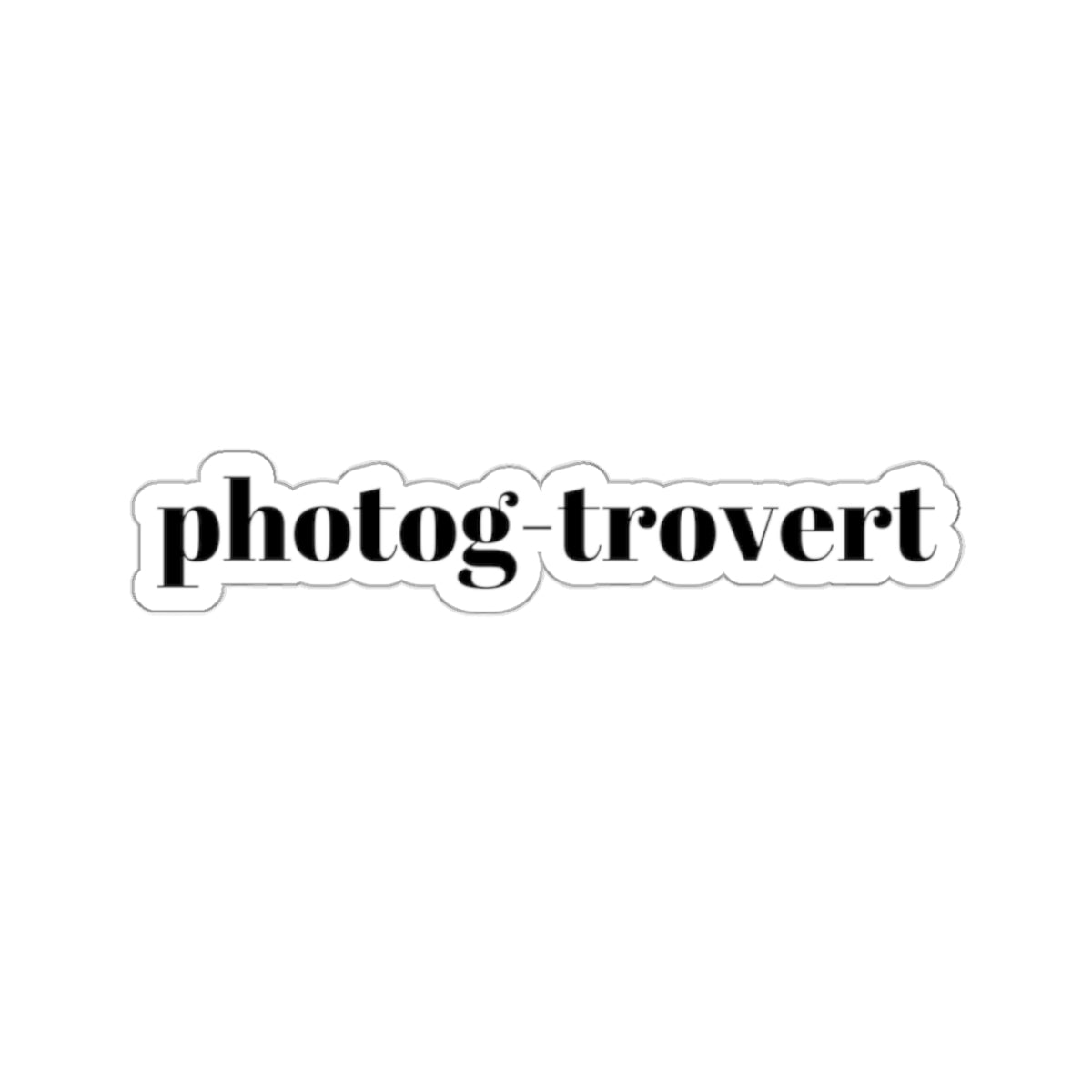 Photogtrovert Sticker (Vinyl)